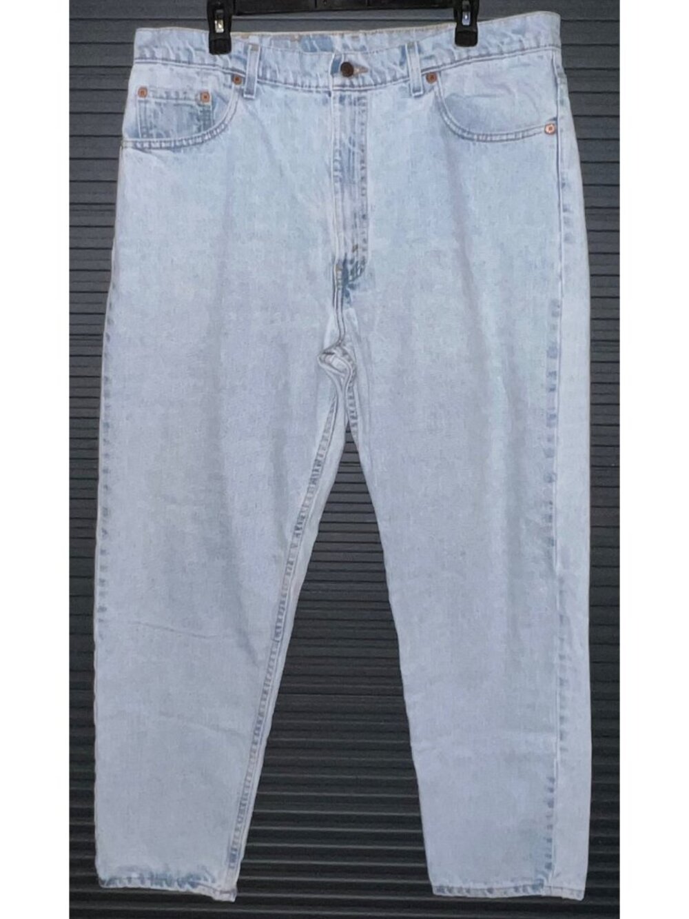 Vintage‎ Levis 550 Relaxed Fit Tapered Leg Jeans W40 L30 Light Wash USA Made